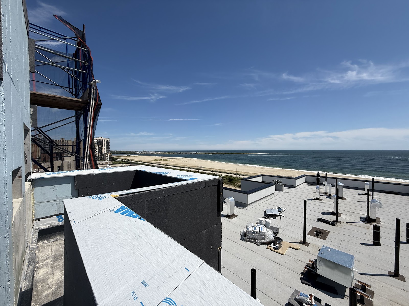 Ocean and beach view from the Beach 30 development